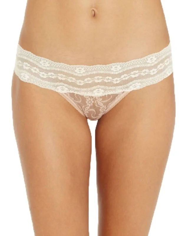 Lace Kiss Bikini Panty In Naughty Naked Lace bikini top, Feminine, Elegant, Sexy