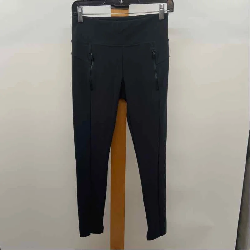 Athleta Women's Size XS Black Solid Leggings Trendy Fitness Leggings