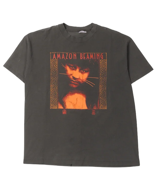 Amazon Beaming T-Shirt-- Chenille Blend Fleece Blend Nylon Blend