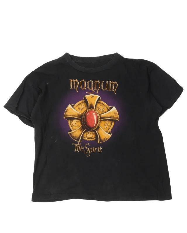 Magnum "The Spirit" 1991 European Tour T-Shirt-- Silk Blend Satin Velvet