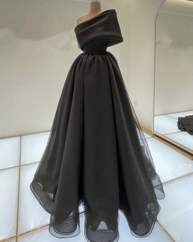 Sexy Long One Shoulder Prom Dresses Tunics Fall fleece