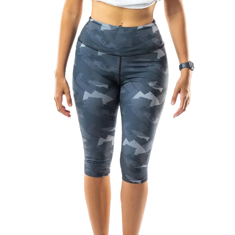 Brushes Capri Leggings Trendy Sports Performance Leggings