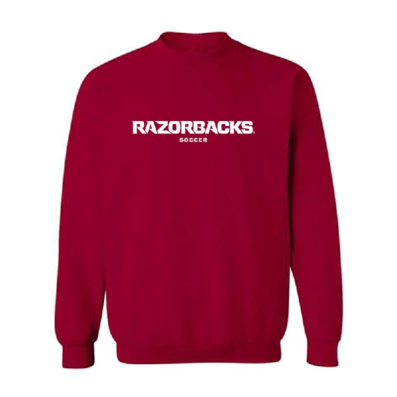 Arkansas - NCAA Women's Soccer : Audrey Shackelford - Classic Shersey Crewneck Sweatshirt Hoodie with Hidden Zipper Minimalist Clean