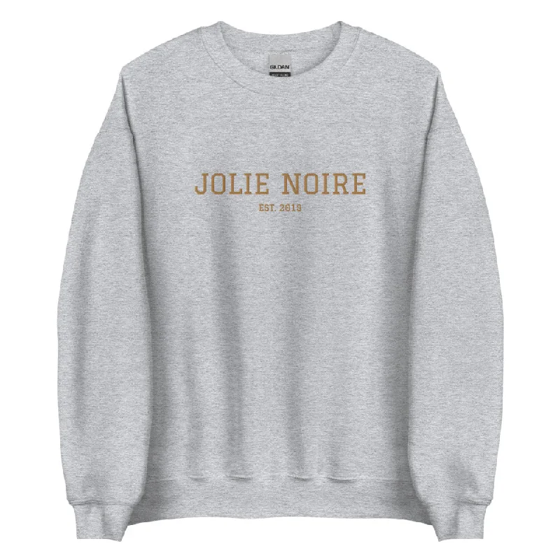 EST Sweatshirt- Gray Hoodie with Neon Bright Vibrant