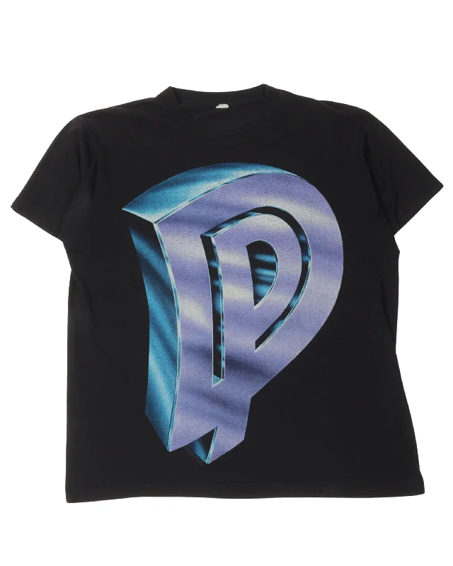 Deep Purple Slaves and Masters T-Shirt-- Beaded Sequined Faux Fur
