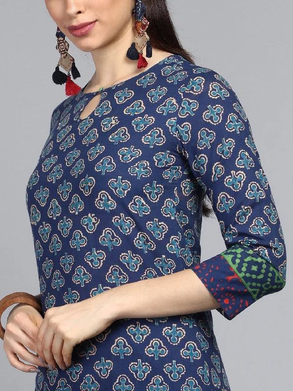 Women's Poly Crepe Printed Kurta Pant - Ahika Classic Flared Pants