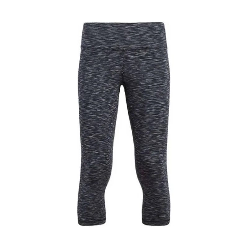 Tasc Performance Women's Nola Heather Crop Leggings Fashionable Lacy Detail Leggings