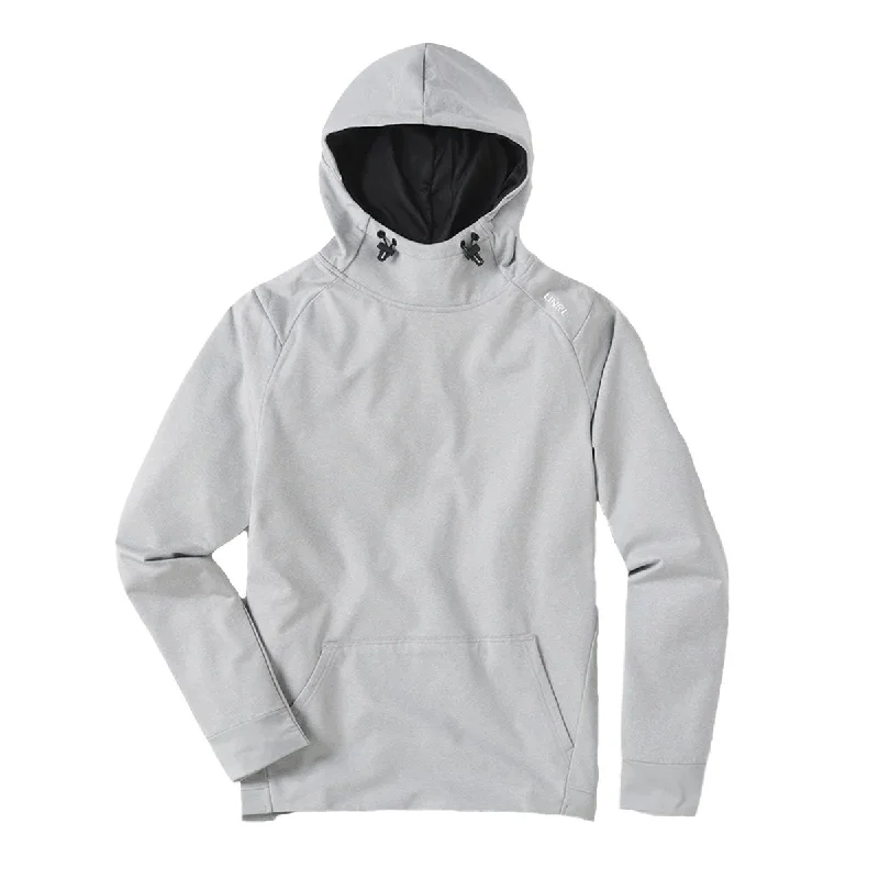 UNRL Unisex Heather Grey Crossover Hoodie II Graphic Hoodie Design Print