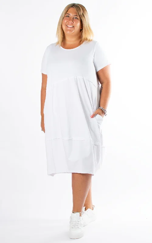Mayra Dress | White Tunics Stylish elegant