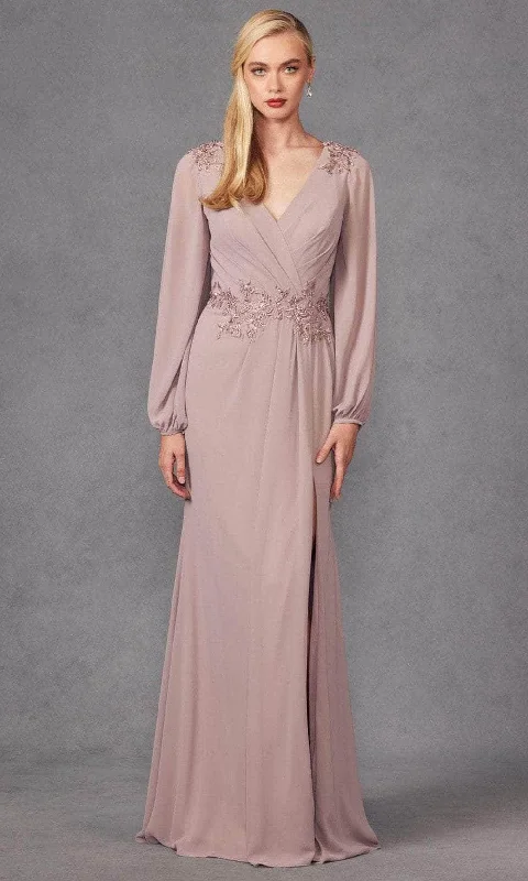Juliet Dresses JTM16A - Long Sleeve Embellished Prom Dress Tunics New arrival