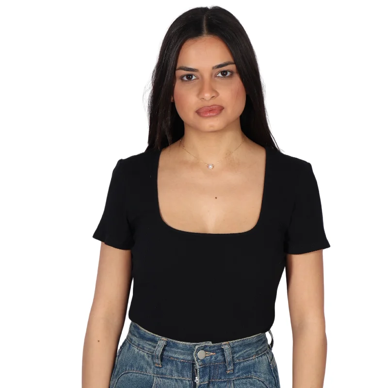 JENNI - Square Neck Bodysuits Trendy Sleeveless Bodysuit