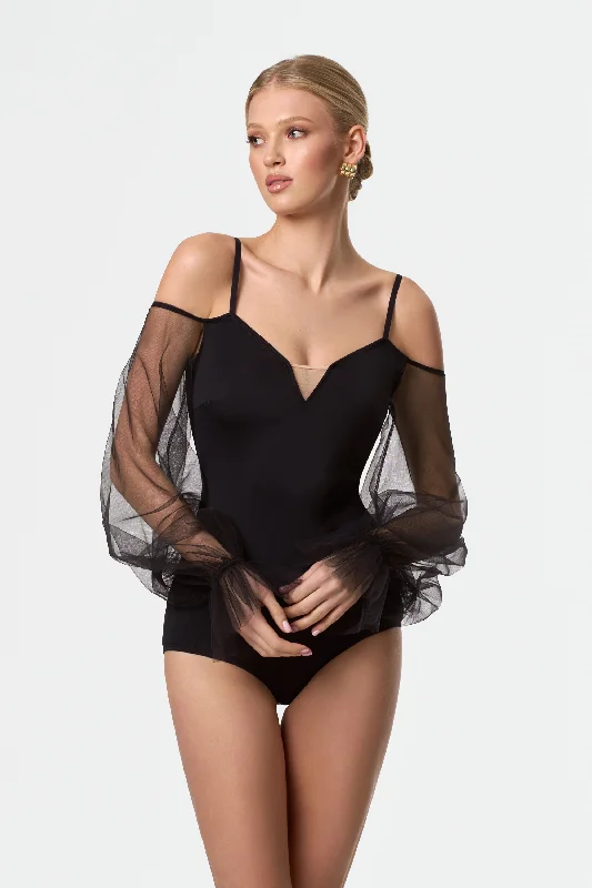 Bodysuit «Melanie» Trendy Mesh Bodysuit