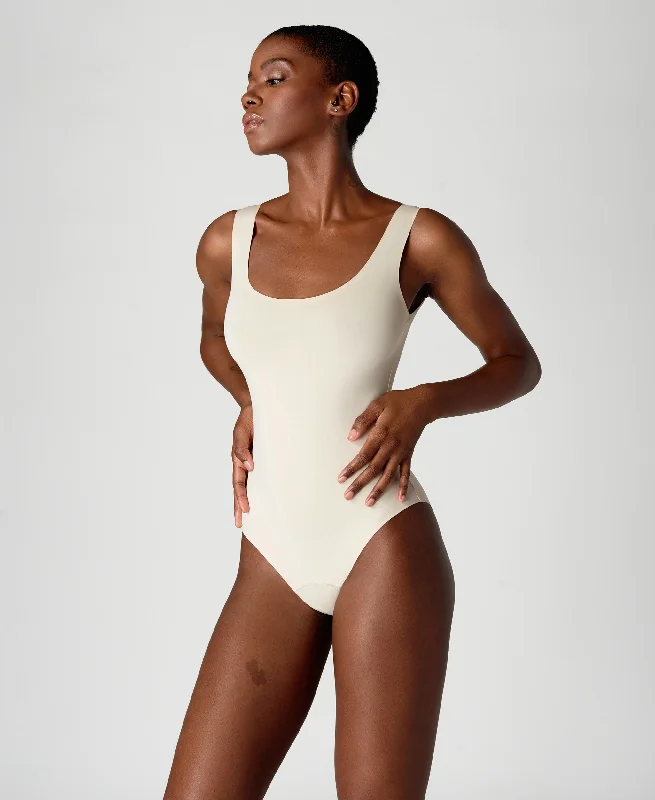 Seamless bodysuit Trendy Bodysuit with Tulle