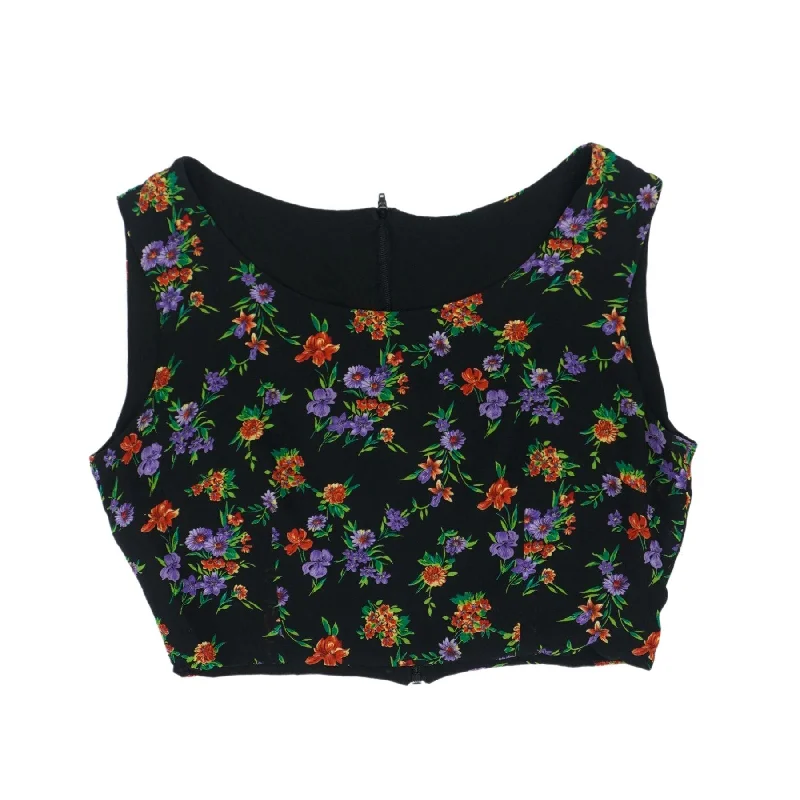 Dolce & Gabbana Crop Top - Women's 44 Collared Crop Top Boat Neck A-Line