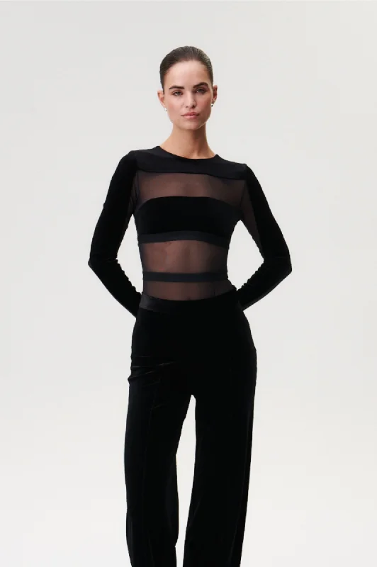 Go For It Bodysuit Black Stylish Underwear Bodysuit