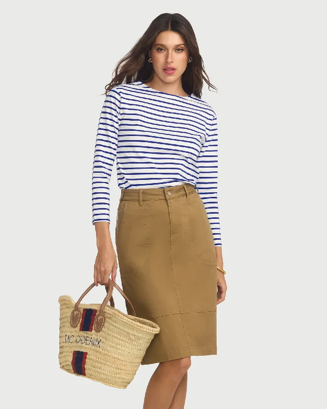 Tobacco Jupe Skirt pleated skirt texture