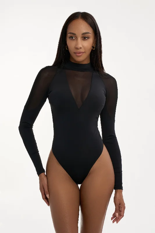 Bodysuit «Mina» Trendy Scoop Neck Bodysuit