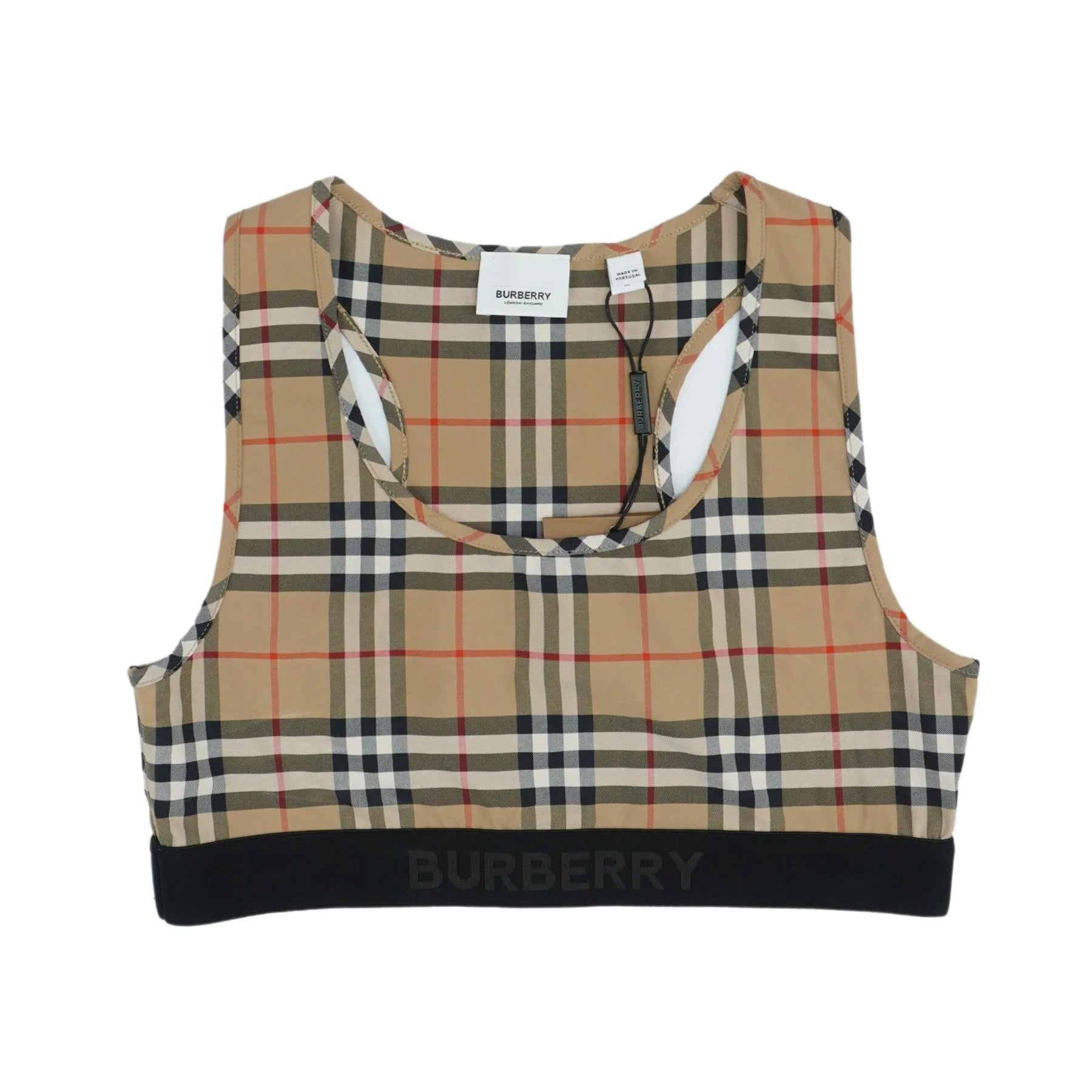 Burberry Crop Top - Women's M Anti-Pilling Machine Wash Handmade