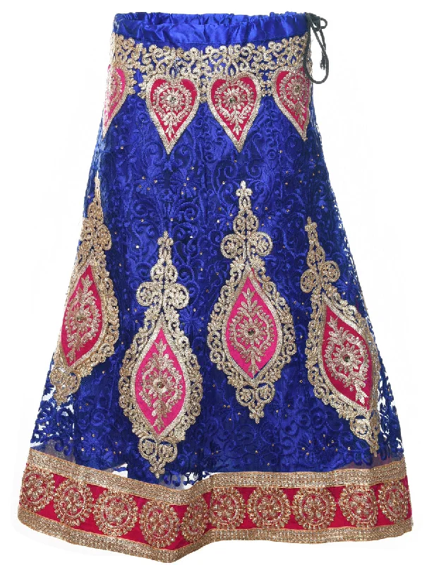 Lace Midi Skirt - M lace skirt romantic