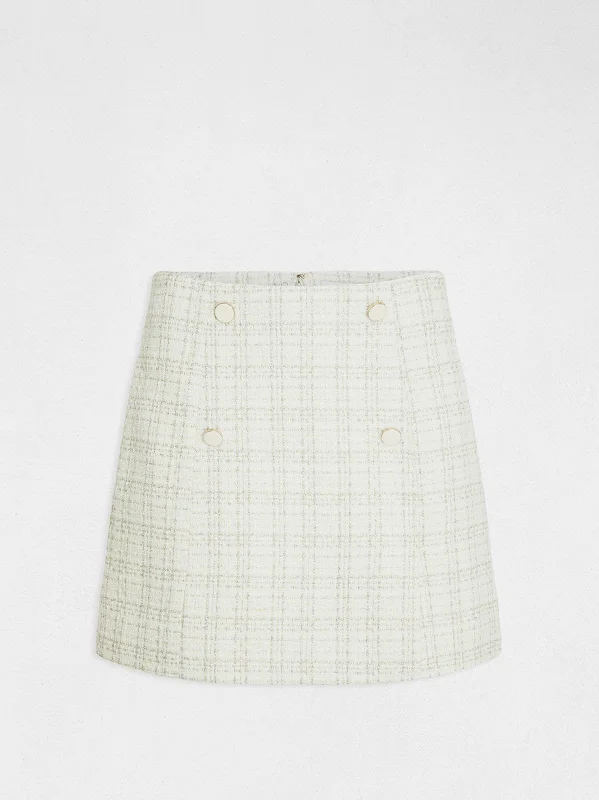 Women's skirt ribbed skirt waist