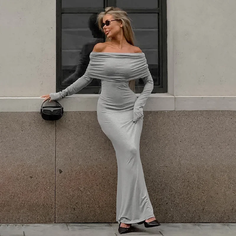 European And American Autumn And Winter Chest-wrapped Off-neck Waist-tight Hip-wrapped Tight Skirt velvet skirt luxury
