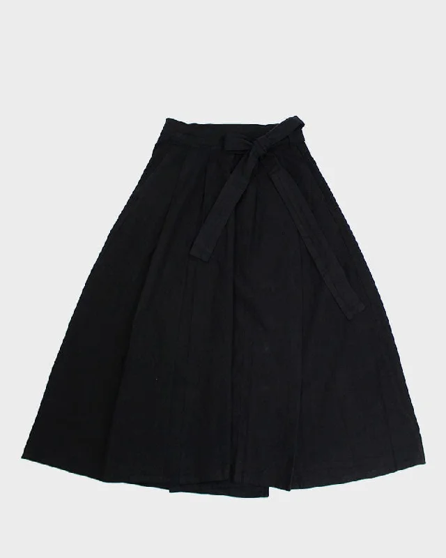 Prospective Flow Skirt, Kyu, Black velvet skirt luxurious