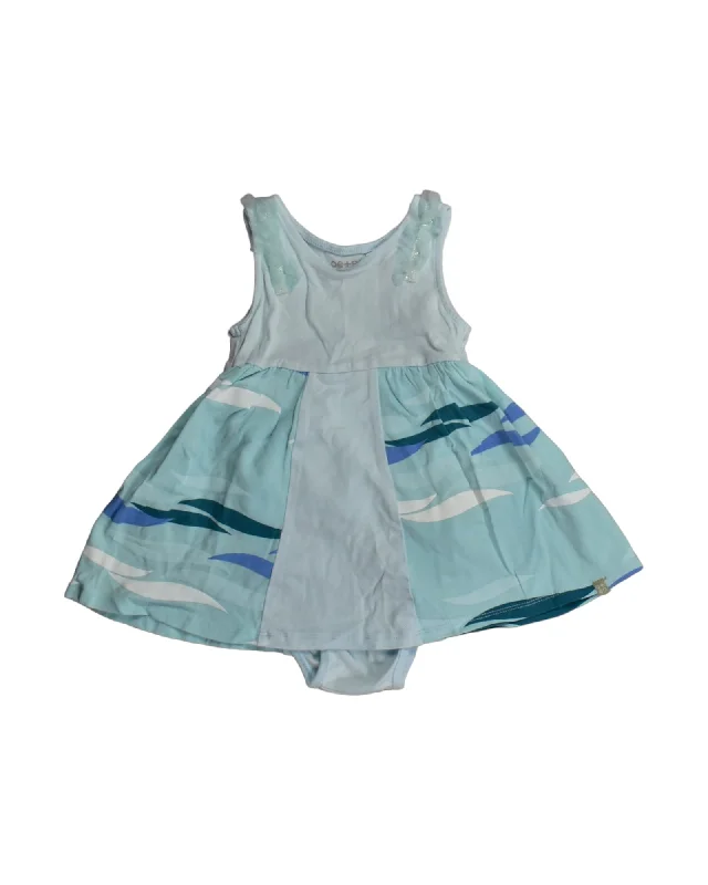 Oeteo Sleeveless Bodysuit Dress 12M Comfortable Ruffled Bodysuit