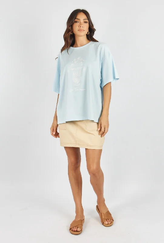 Atrani Mini Skirt high slit skirt