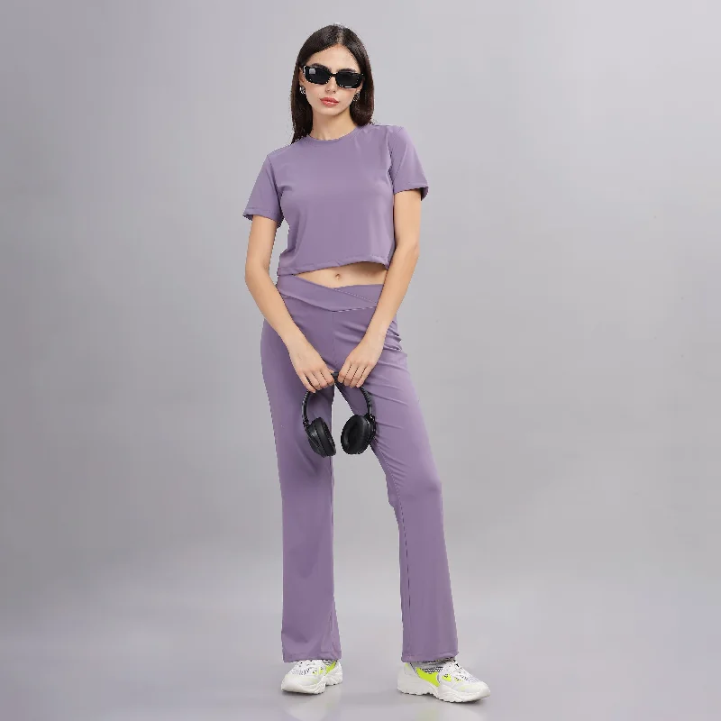 Women’s super stretchy ultra soft sweat wicking Nylon crop top and Jogger Set Chenille Fabric Brocade Fabric Lace Fabric