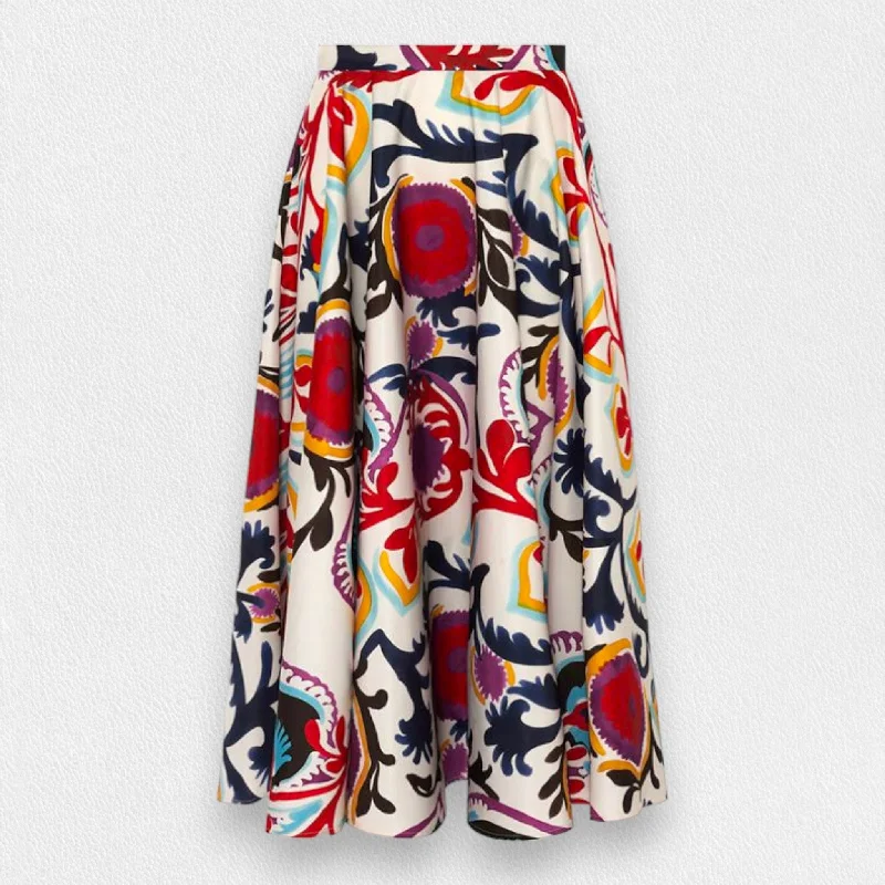 SFIZIO - FRIDA SKIRT velvet skirt glossy