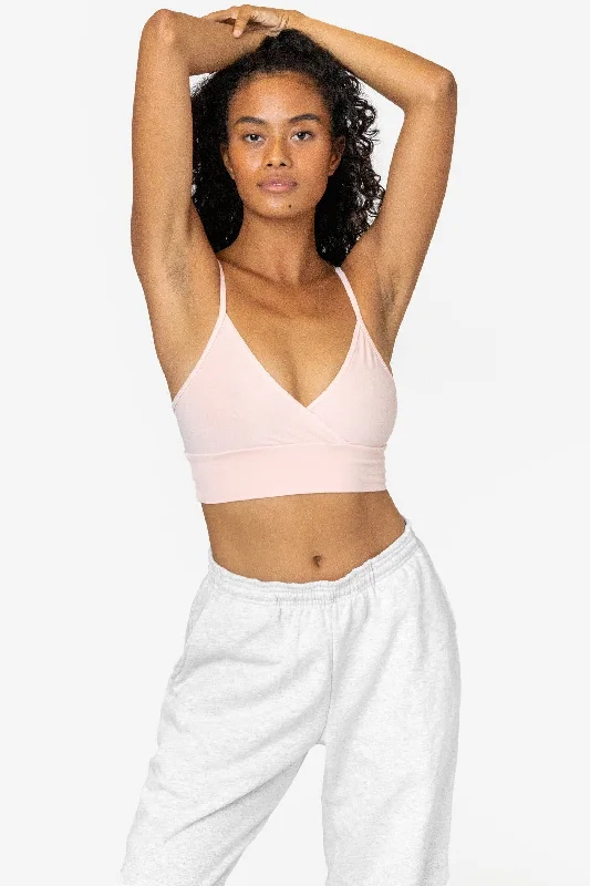 83076GD - Crossover Wrap Crop Top Summer Crop Top Casual Short Sleeve