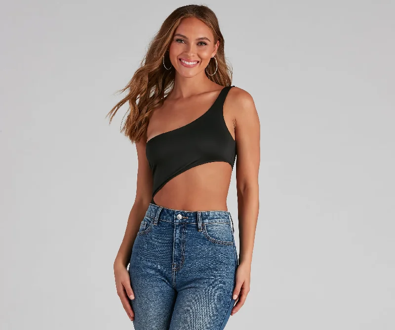 Simply Bold Cutout Bodysuit Trendy Sheer Lace Bodysuit