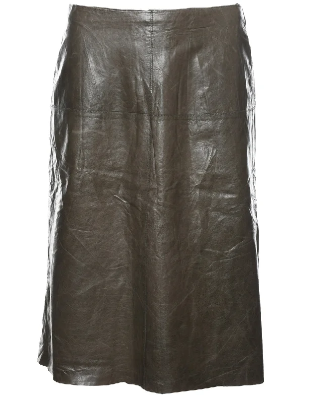 A-Line Skirt - M cashmere skirt rich