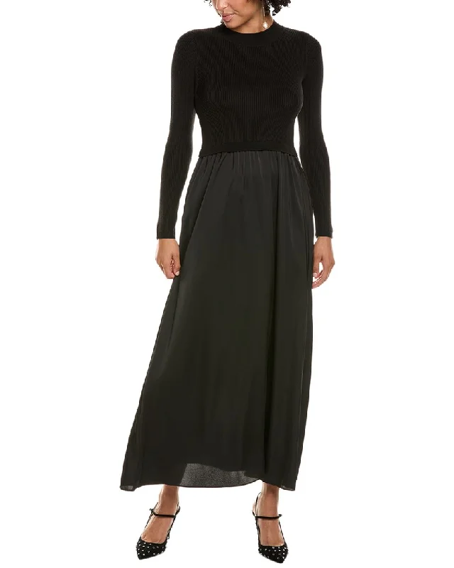Taylor Satin Skirt Sweaterdress leather skirt bold