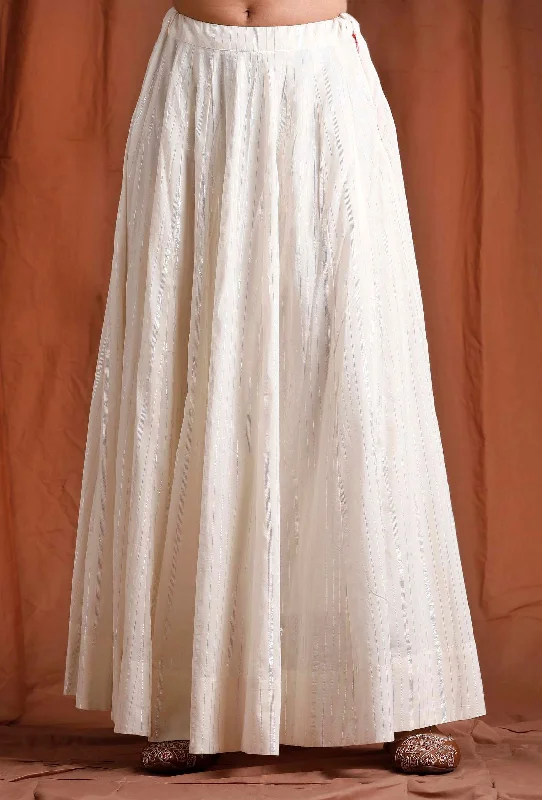 Off White Kali Cotton Skirt linen skirt relaxed