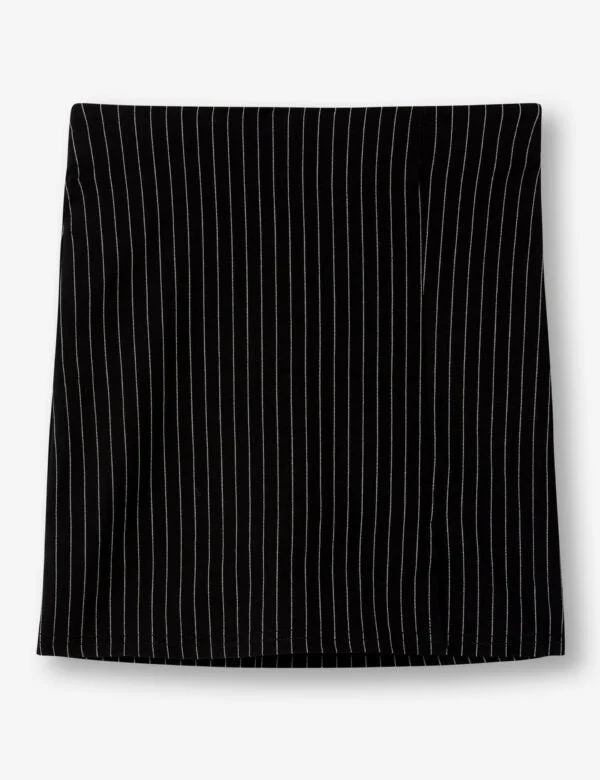 Short Striped Skirt silk skirt smooth