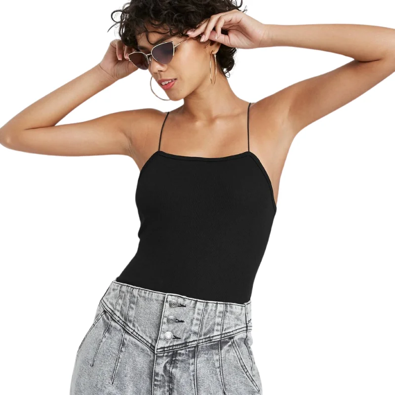 WILD FABLE - Spaghetti Strap Bodysuit Comfortable Seamless Bodysuit