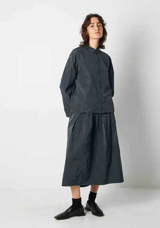 KATHARINA HOVMAN - EASY SKIRT leather skirt modern