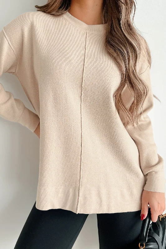 Augusta Oversized Sweater (Oatmeal)