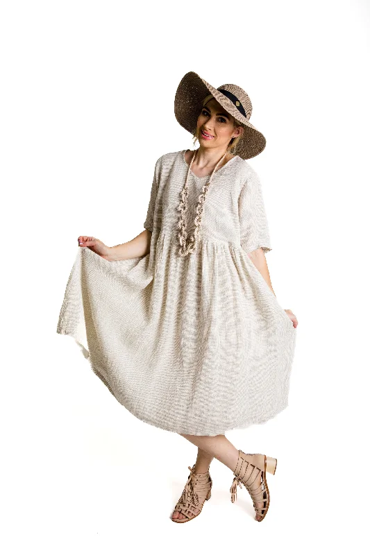 Damara Dress in Latte