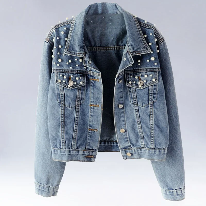 Women Pearl Beading Jackets