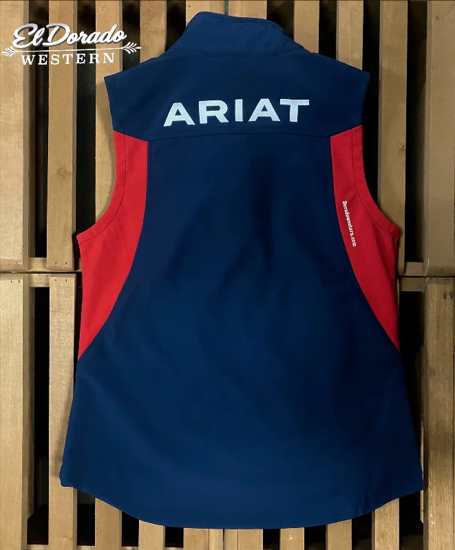 Ariat Women's New Team Softshell Vest - Navy