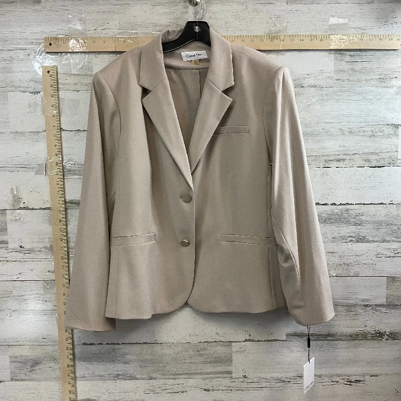 Beige Blazer Calvin Klein, Size 3x