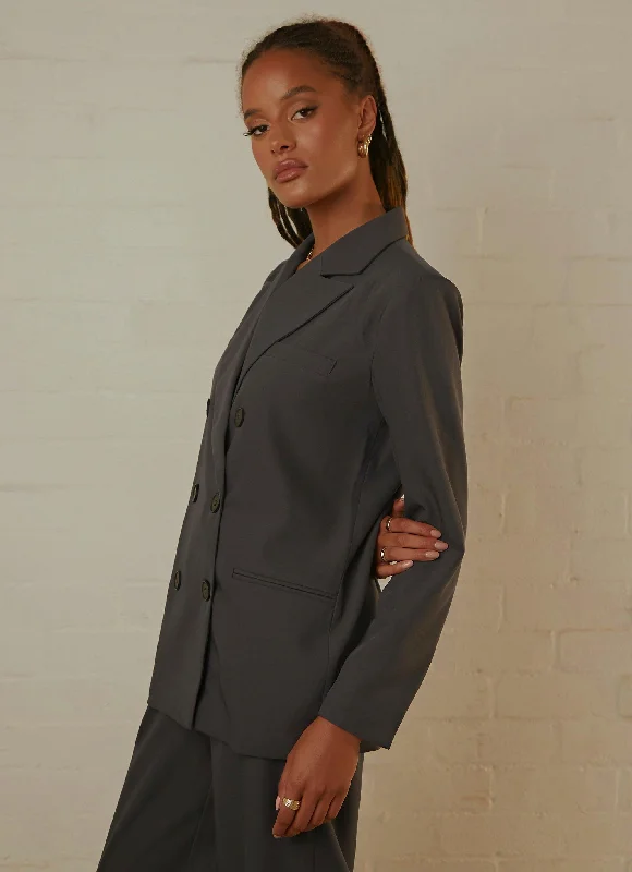 Bennet Blazer - Dark Grey