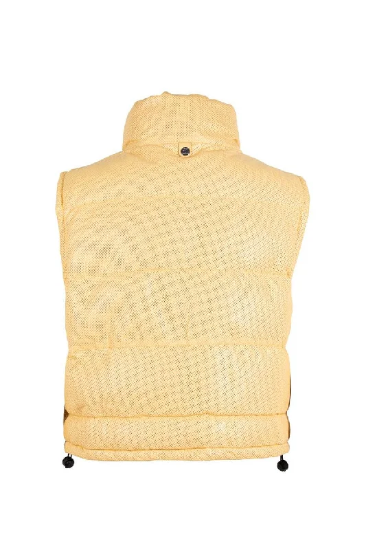 Ellice Leather Vest - Yellow