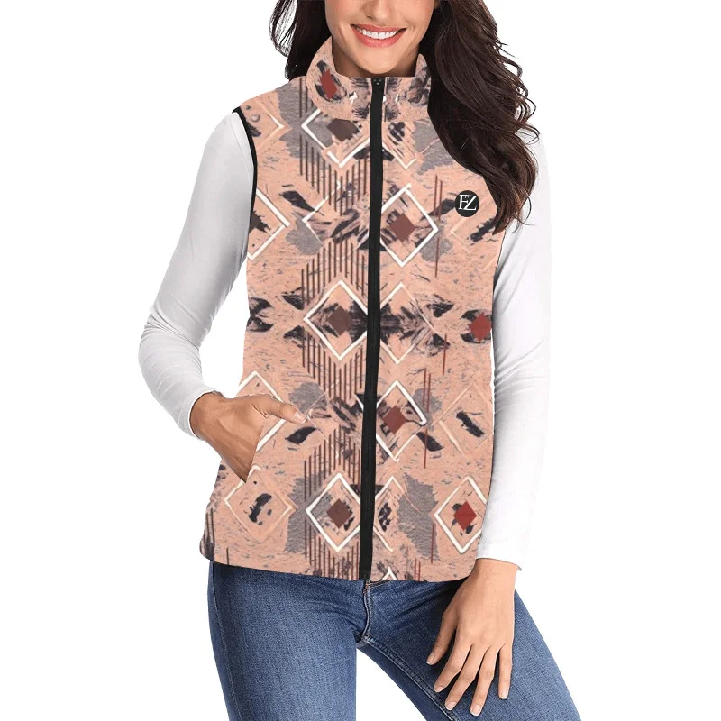 FZ  Women's African Print Puff Jacket 1