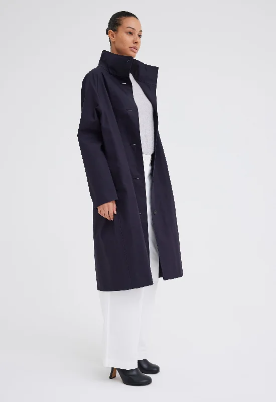 Genesis Trench Coat - Navy