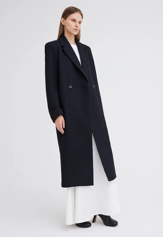 Howell Merino Wool Coat - Black