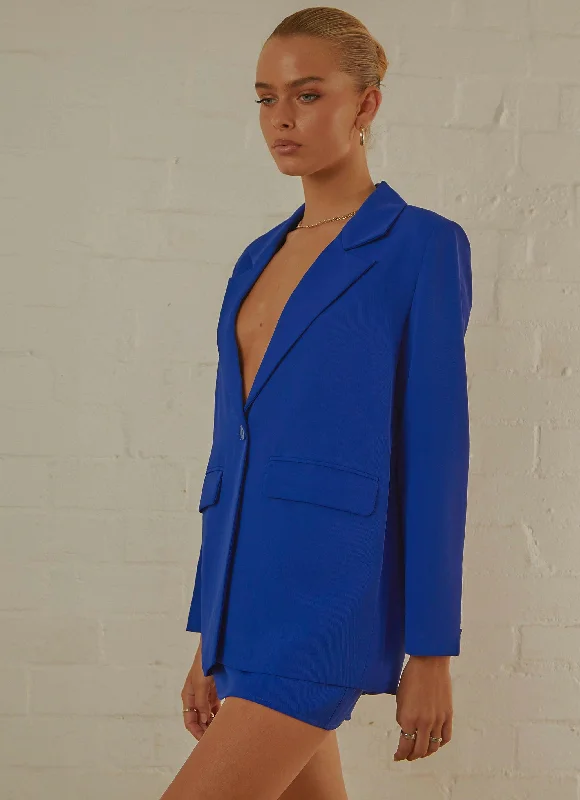 Italian Cities Blazer - Cobalt