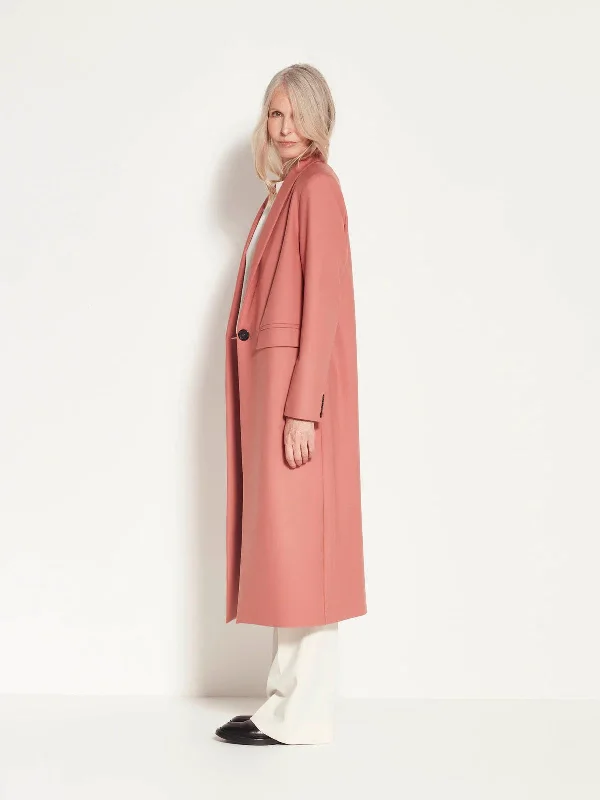 Juliette Hogan Morgan Coat (Rosewood Twill) - Rosey